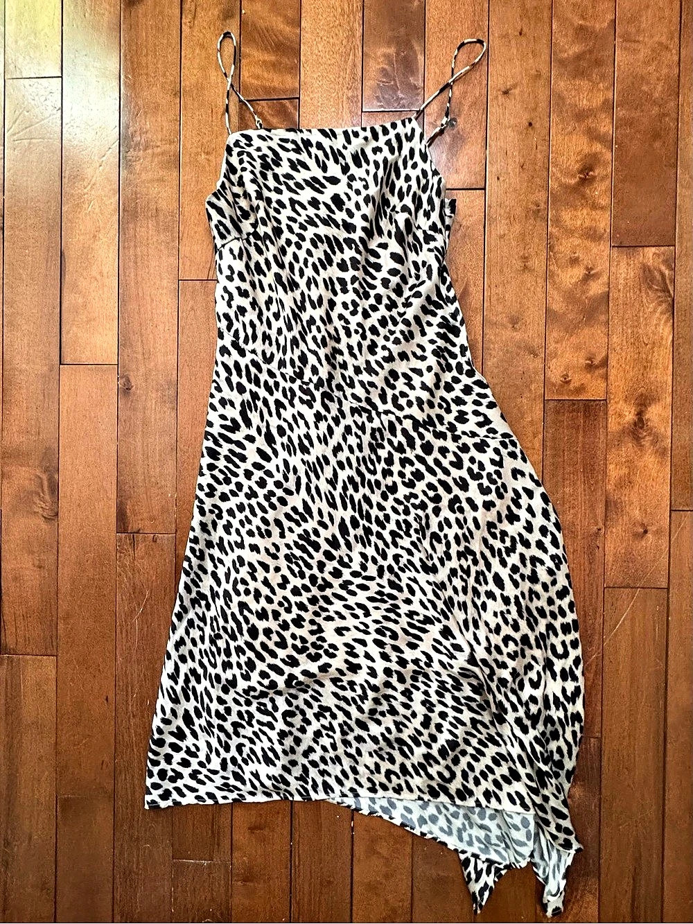 Women's Animal Print Midi Dress